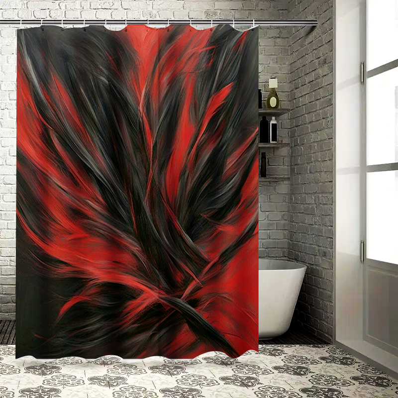 Red and Black Abstract Print S - Home Improvement Ideas recension och pris