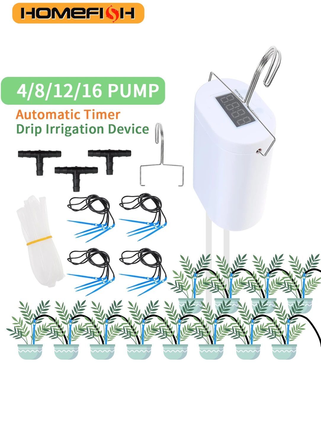 HOMEFISH Automatic Plant Flowe - Home Improvement Tool Time recension och pris