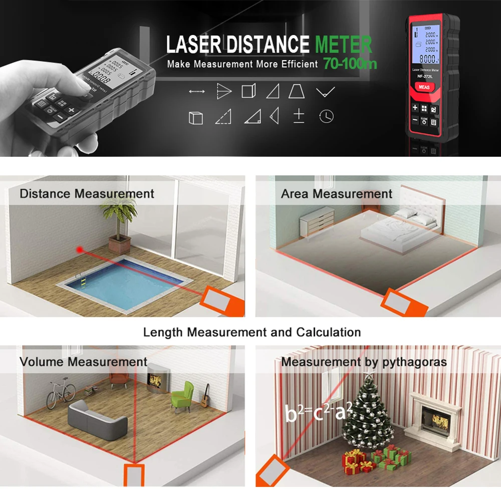 Noyafa NF-271 Laser Distance M - Home Improvement Items recension och pris