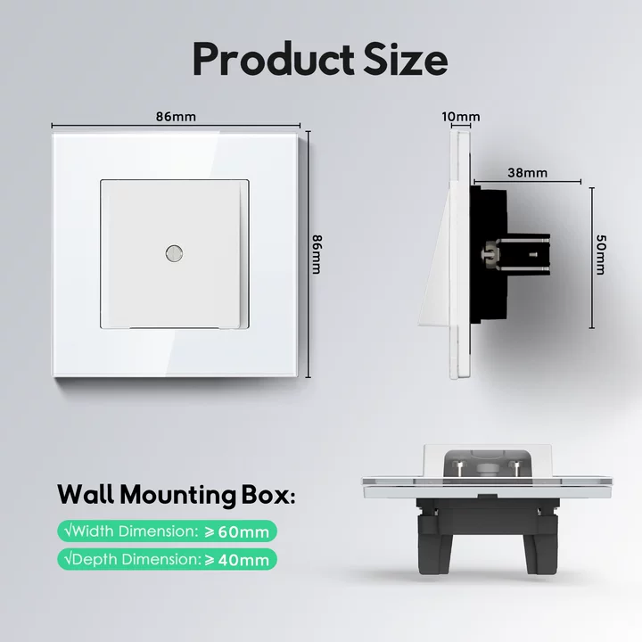 Bseed E Seires Wall Wire Outle - Home Improvement Ideas recension och pris