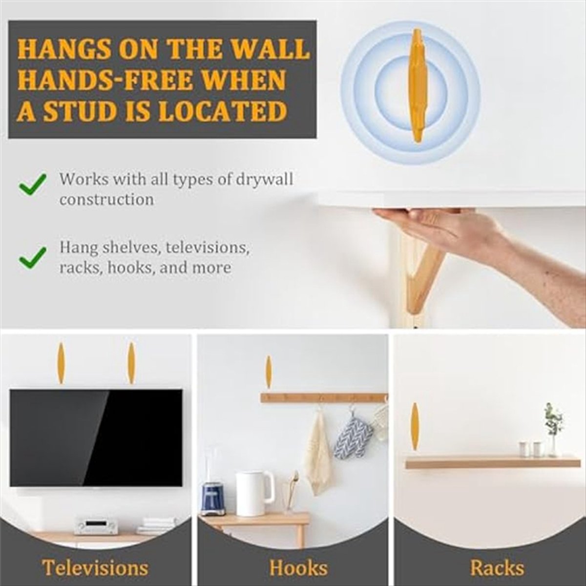 4PCS Magnetic Stud Finder Tool - Stud Finder Magnetic recension och pris