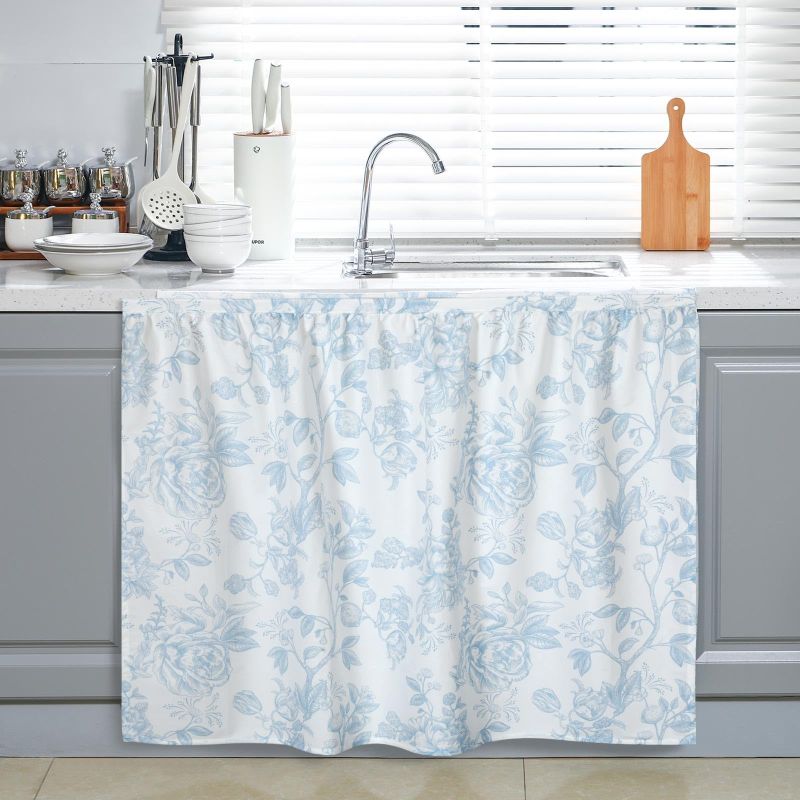 VIKAMA Blue Floral Rose Rod Po - Home Improvement K&B Construction recension och pris