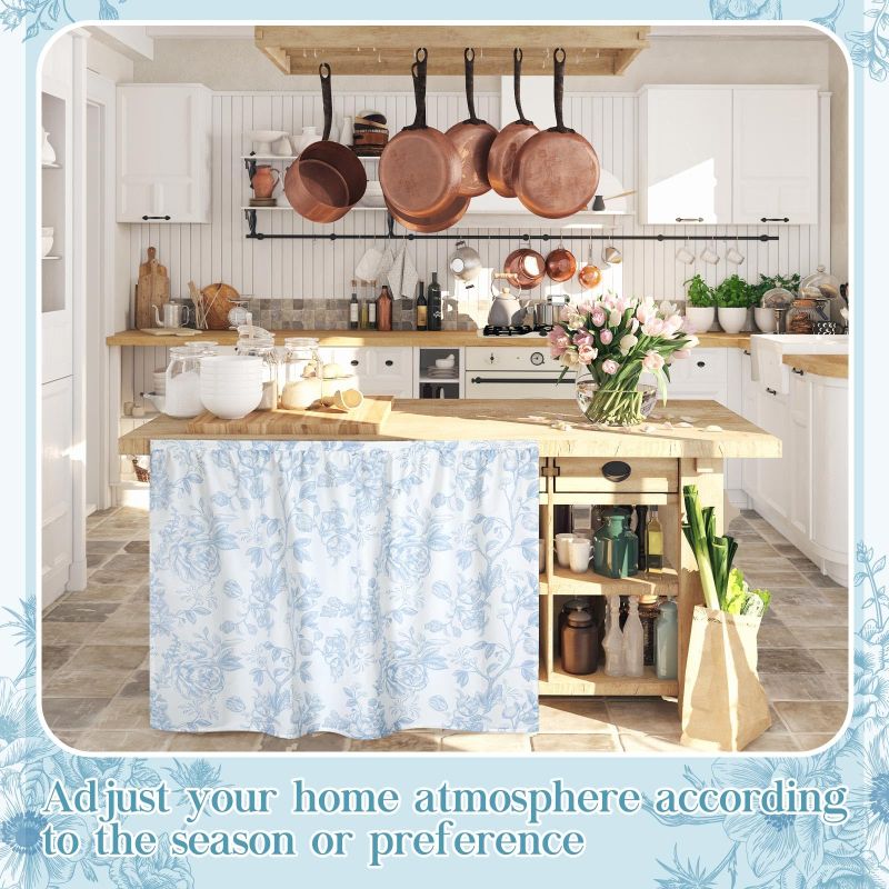 VIKAMA Blue Floral Rose Rod Po - Home Improvement K&B Construction recension och pris