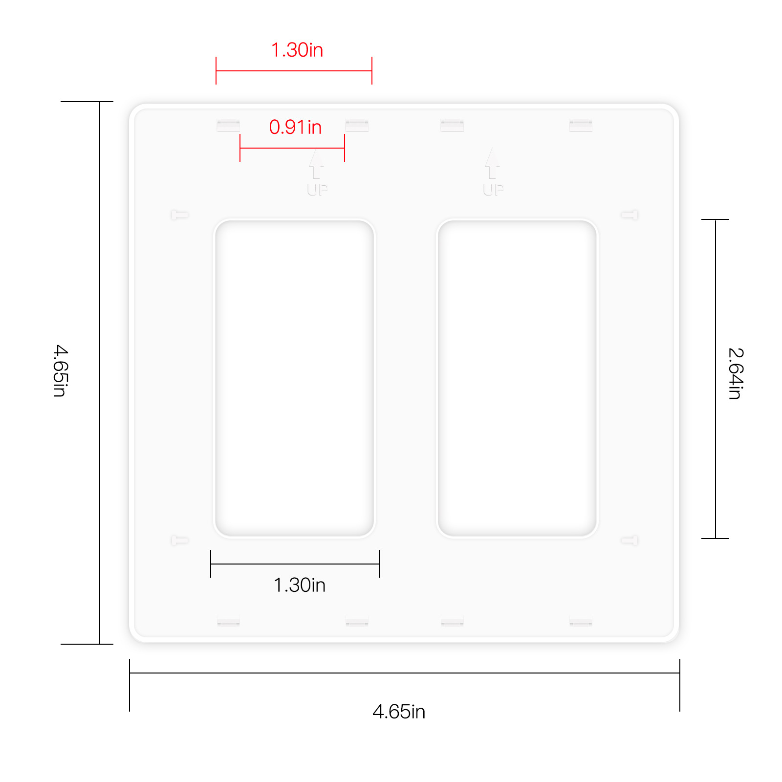 US、EU Type Switch Panel 2/3/4  - Home Improvement Ideas recension och pris