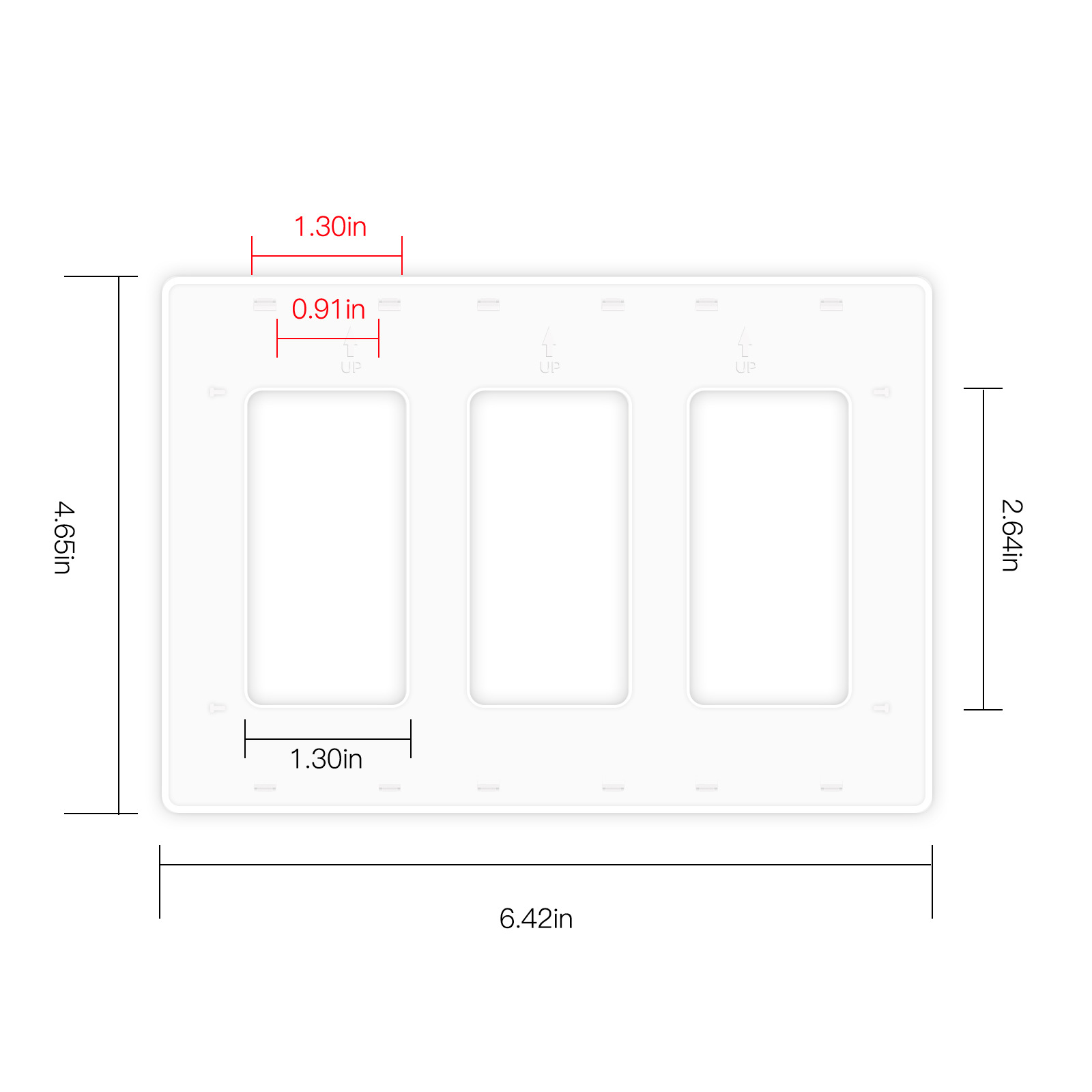 US、EU Type Switch Panel 2/3/4  - Home Improvement Ideas recension och pris